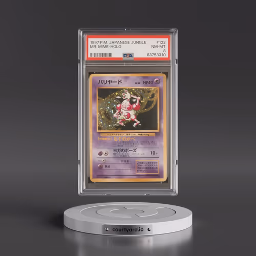 1997 Pokémon Jungle #122 Mr. Mime - Holo (PSA 8 NM-MT)