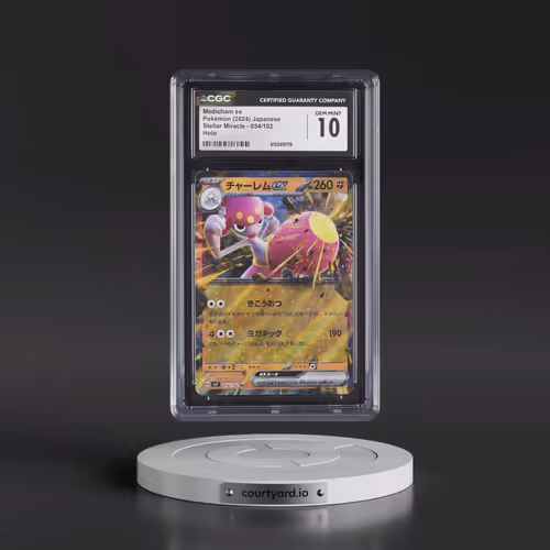2024 Stellar Miracle #054/102 Medicham ex - Holo (CGC 10 GEM MINT)
