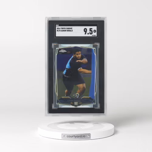 2014 Topps Chrome #175 Aaron Donald (SGC 9.5 MINT+)