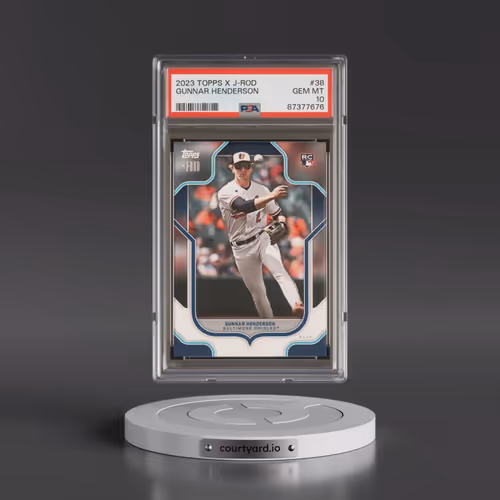 2023 Topps X Julio Rodriguez Show Out Collection #38 Gunnar Henderson (PSA 10 GEM MINT)