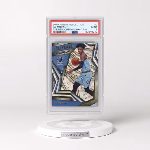 2019 Panini Revolution Rookie Revolution #2 Ja Morant - Fractal (PSA 9 MINT)