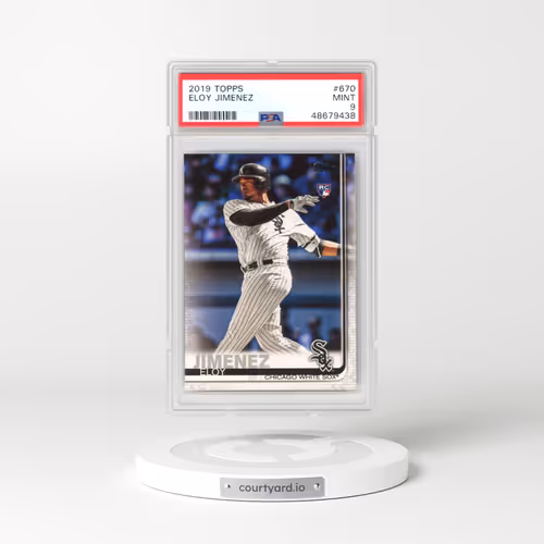 2019 Topps #670 Eloy Jimenez (PSA 9 MINT)