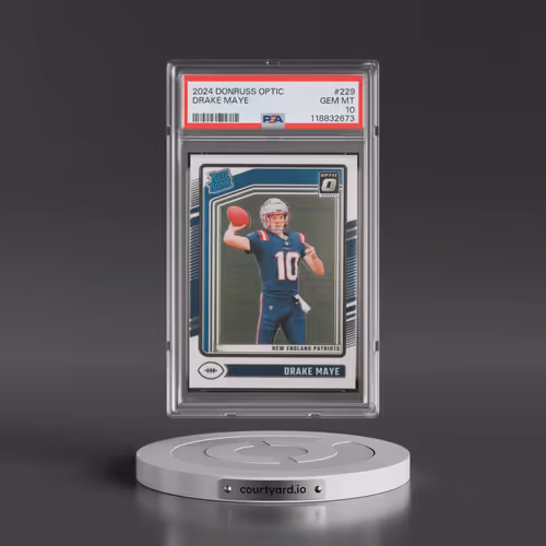 2024 Panini Donruss Optic #229 Drake Maye (PSA 10 GEM MINT)
