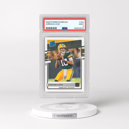 2020 Panini Donruss #304 Jordan Love (PSA 9 MINT)
