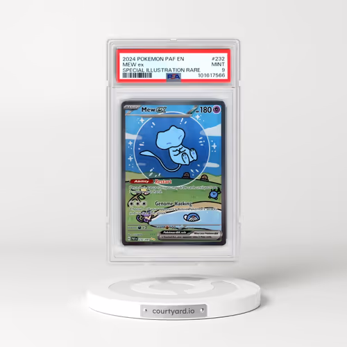 2024 Pokémon Paf EN-Paldean Fates #232 Mew EX - Holo Special Illustration Rare (PSA 9 MINT)