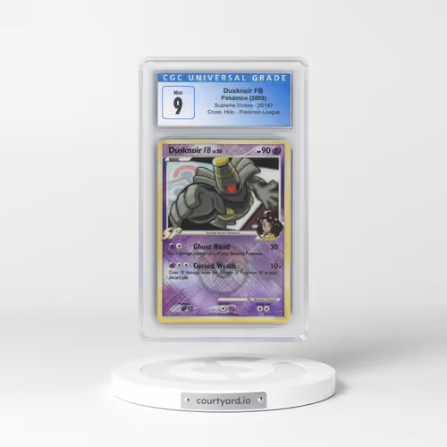 2009 Supreme Victors #26/147 Dusknoir FB - Crosshatch Holo (Cross. Holo) Pokémon League (CGC 9 MINT)