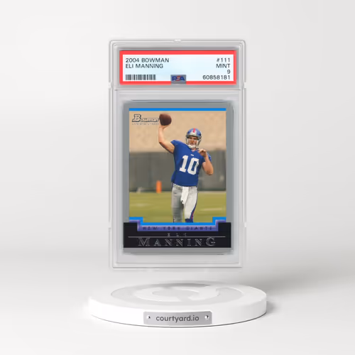 2004 Bowman #111 Eli Manning (PSA 9 MINT)