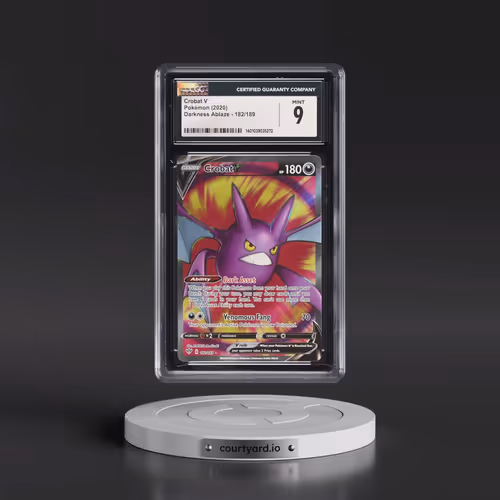 2020 Darkness Ablaze #182/189 Crobat V - Ultra Rare Holo (CGC 9 MINT)