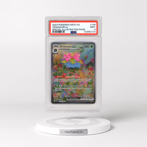 2023 Pokémon Mew EN-151 #198 Venusaur EX - Holo Special Illustration Rare (PSA 9 MINT)