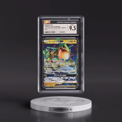 2019 Tag Team GX: Tag All Stars #100/173 Rayquaza GX - Holo (CGC 9.5 MINT+)