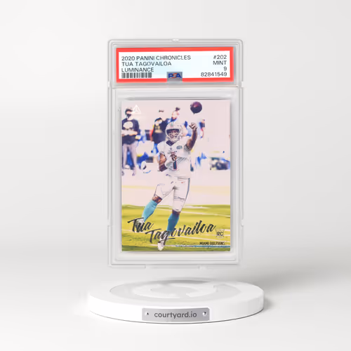 2020 Panini Chronicles Luminance #202 Tua Tagovailoa (PSA 9 MINT)