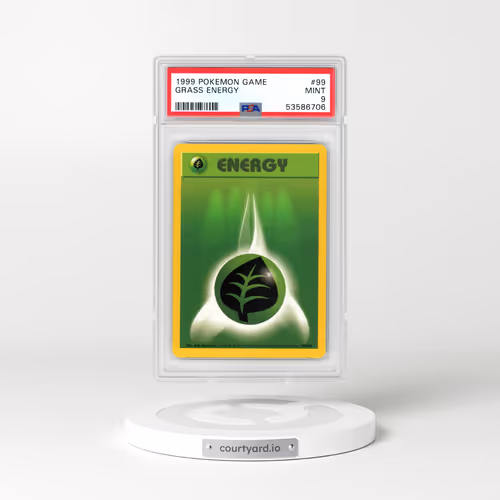1999 Pokémon Game #99 Grass Energy (PSA 9 MINT)
