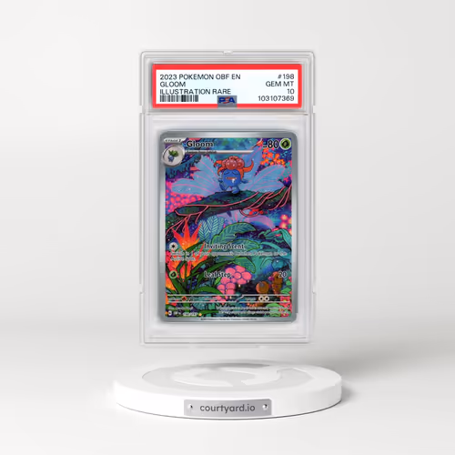2023 Pokémon Obf EN-Obsidian Flames #198 Gloom - Illustration Rare (PSA 10 GEM MINT)