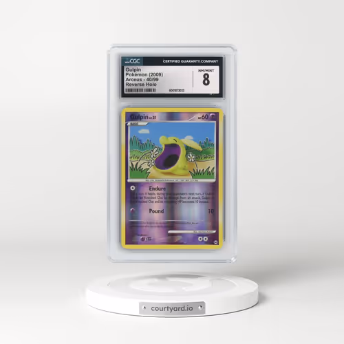 2009 Arceus #40/99 Gulpin - Reverse Holo (CGC 8 NM-MT)