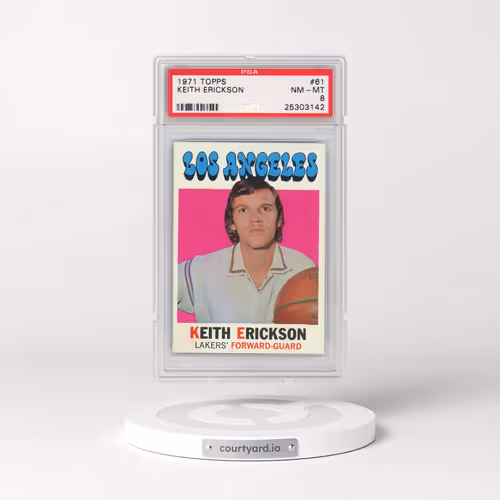 1971 Topps #61 Keith Erickson (PSA 8 NM-MT)