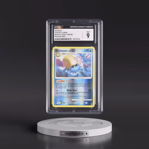 2008 Majestic Dawn #69/100 Omanyte - Reverse Holo (CGC 9 MINT)