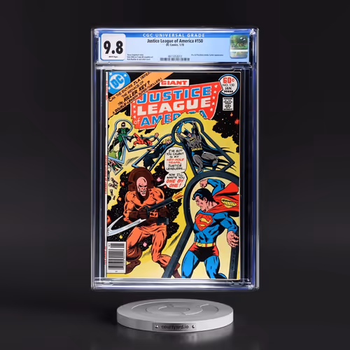 Justice League of America #150 CGC 9.8 White Pages (DC Comics, 1/78) - Universal