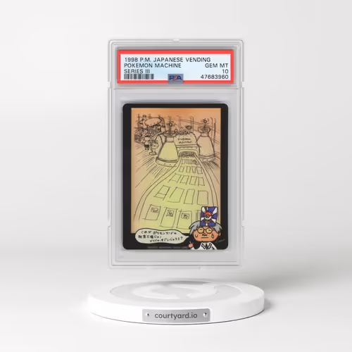 1998 Pokémon Vending Pokemon Machine - Series III (PSA 10 GEM MINT)