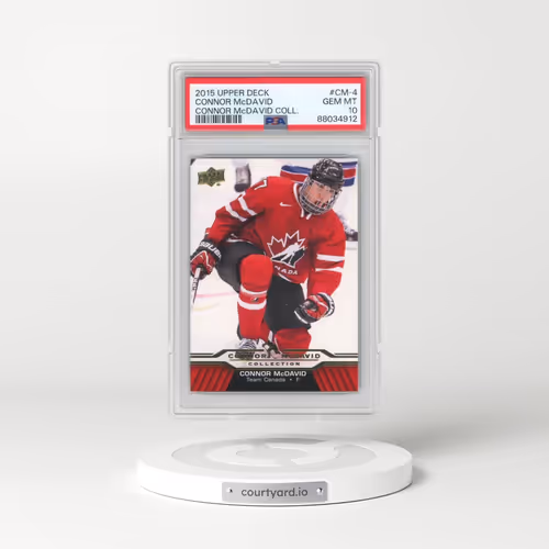 2015 Upper Deck Connor McDavid Collection #CM-4 Connor McDavid (PSA 10 GEM MINT)