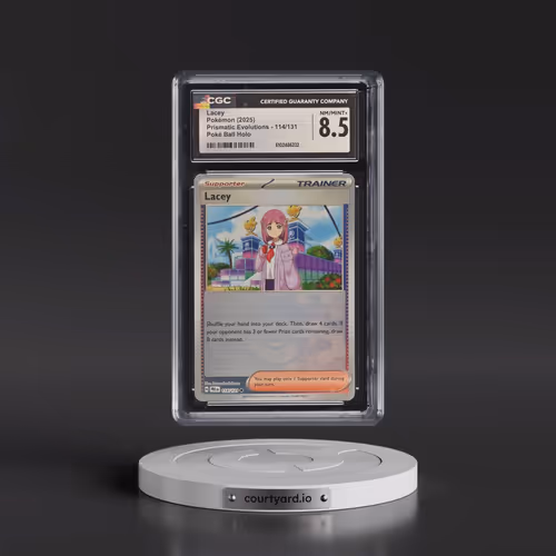 2024 Prismatic Evolutions - PRE EN #114/131 Lacey - Poké Ball Holo (CGC 8.5 NM-MT+)
