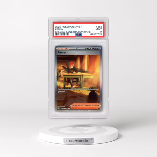 2023 Pokémon Svi EN-Scarlet & Violet #252 Penny - Special Illustration Rare (PSA 9 MINT)
