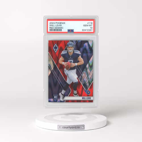 2023 Panini Phoenix #118 Will Levis - Red Seismic (PSA 10 GEM MINT)