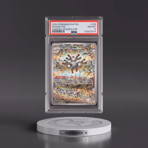 2024 Pokémon Svp EN-SV Black Star Promo #159 Magneton - Surging Sparks Elite Trainer Box (PSA 8 NM-M