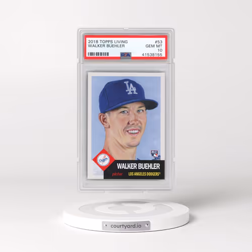 2018 Topps Living #53 Walker Buehler (PSA 10 GEM MINT)