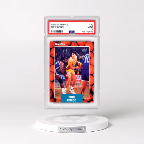 1990 Star Pics #39 Toni Kukoc (PSA 9 MINT)
