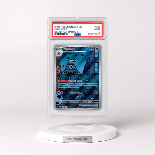 2024 Pokémon Sfa EN-Shrouded Fable #069 Dusclops - Illustration Rare (PSA 9 MINT)