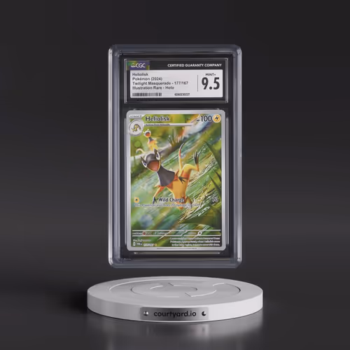 2024 Twilight Masquerade - TWM EN #177/167 Heliolisk - Illustration Rare Holo (CGC 9.5 MINT+)