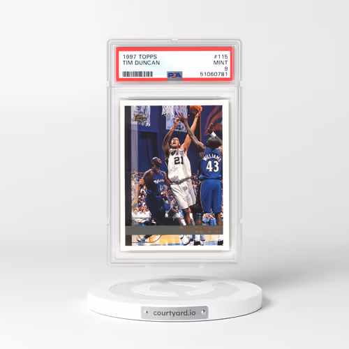 1997 Topps #115 Tim Duncan (PSA 9 MINT)