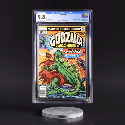 Godzilla #5 CGC 9.8 White Pages (Marvel Comics, 12/77) - Universal