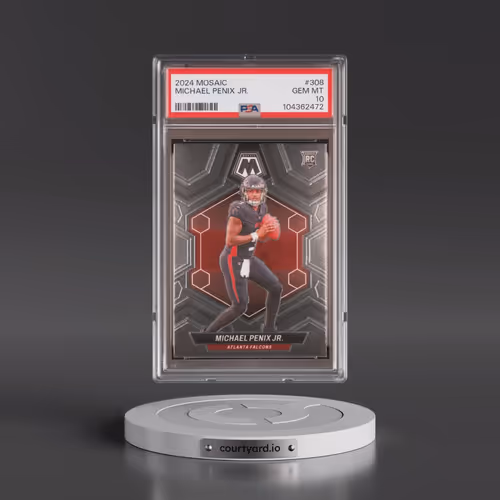 2024 Panini Mosaic #308 Michael Penix Jr. (PSA 10 GEM MINT)