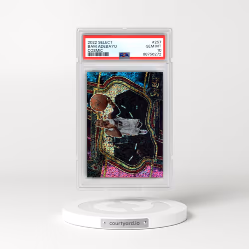 2022 Panini Select #257 Bam Adebayo - Cosmic (PSA 10 GEM MINT)