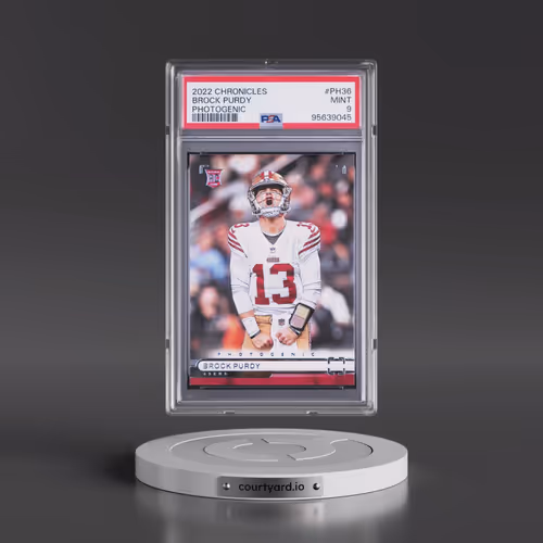 2022 Panini Chronicles Photogenic #PH36 Brock Purdy (PSA 9 MINT)