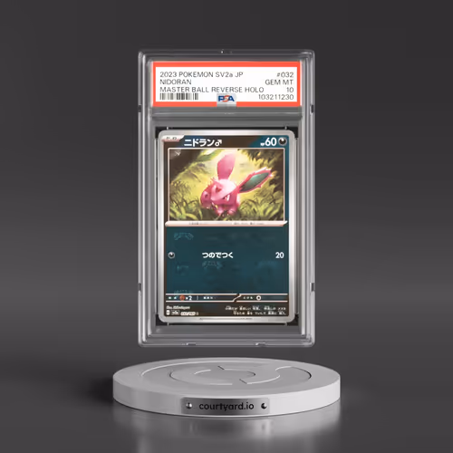 2023 Pokémon Sv2a-Pokemon 151 #032 Nidoran - Reverse Holo Master Ball (PSA 10 GEM MINT)