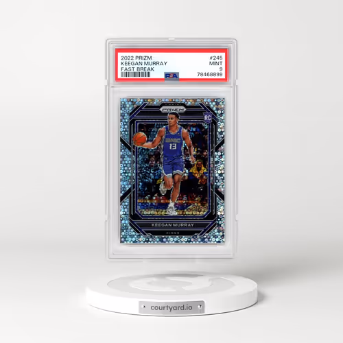 2022 Panini Prizm #245 Keegan Murray - Fast Break (PSA 9 MINT)