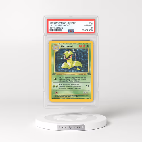 1999 Pokémon Jungle #14 Victreebel - 1st Edition Holo (PSA 8 NM-MT)