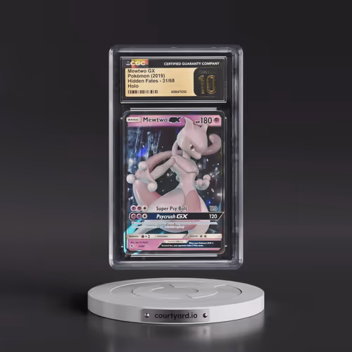 2019 Hidden Fates #31/68 Mewtwo GX - Holo (CGC 10 PRISTINE)