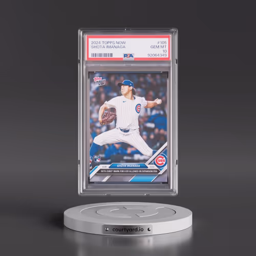 2024 Topps Now #105 Shota Imanaga (PSA 10 GEM MINT)