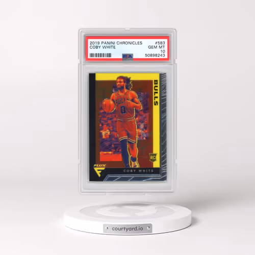 2019 Panini Chronicles #583 Coby White (PSA 10 GEM MINT)