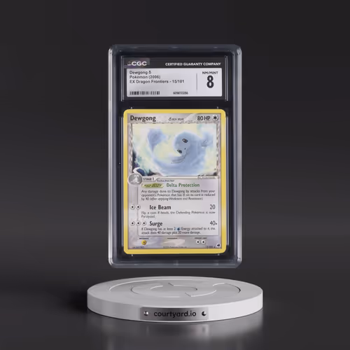 2006 EX Dragon Frontiers #15/101 Dewgong δ (CGC 8 NM-MT)