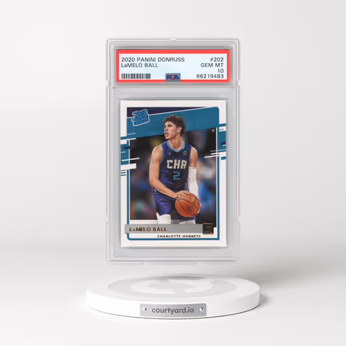 2020 Panini Donruss #202 LaMelo Ball (PSA 10 GEM MINT)