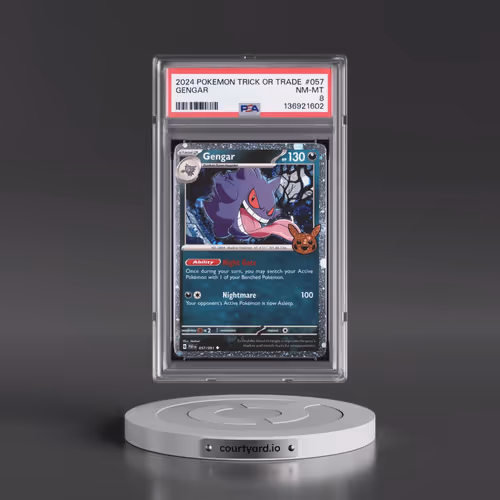 2024 Pokémon Trick or Trade #057 Gengar (PSA 8 NM-MT)