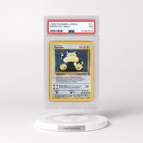 1999 Pokémon Jungle #11 Snorlax - Holo (PSA 7 NM)