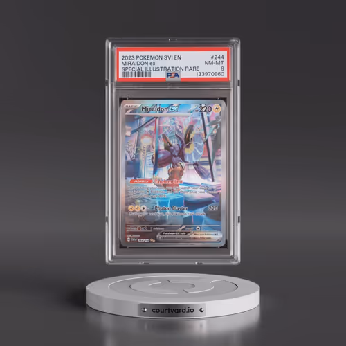 2023 Pokémon Svi EN-Scarlet & Violet #244 Miraidon EX - Holo Special Illustration Rare (PSA 8 NM-MT)