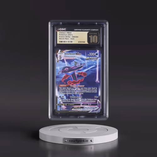 2019 Fusion Strike #266/264 Inteleon VMAX - Secret Rare Holo (CGC 10 PRISTINE)