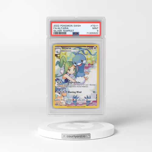 2022 Pokémon Sword & Shield Silver Tempest #TG11 Altaria - Full Art (PSA 9 MINT)