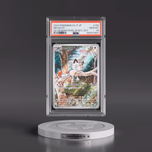 2024 Pokémon SV-P Promo #192 Meowth - Start Deck Generations Special Battle Set (PSA 10 GEM MINT)